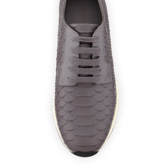 Vince Gray Rayner Python-print Trainer Sneakers - Picture 2 of 16